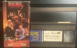 Silent Night 5: The Toymaker (vhs,  1991) Rare Horror Christmas Slasher