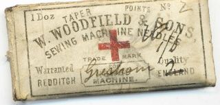 Rare Antique Sewing - Machine Needle Pack – Gresham - 1870s