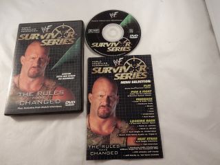 Wwf Survivor Series 2000 (dvd) Wwe,  Oop,  Rare (v280)