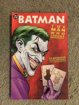 Batman:joker The Man Who Laughs Rare 1st Print Prestige Format - Tpb - Ed Brubaker