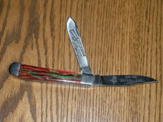 John Wayne 2 Blade Folding Pocket Knife Rare Solingen 1907 - 1979
