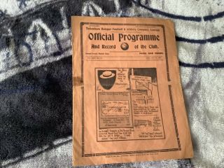 Rare Tottenham Hotspur V Luton Town Football Programme 1938