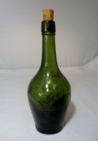 Antique Green Glass Bottle/decanter Mariani Liqueur Paris Embossed Rare?