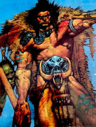 Simon Bisley Slaine 1985 British Poster Vintage Rare Lobo Judge Dredd Artist 3