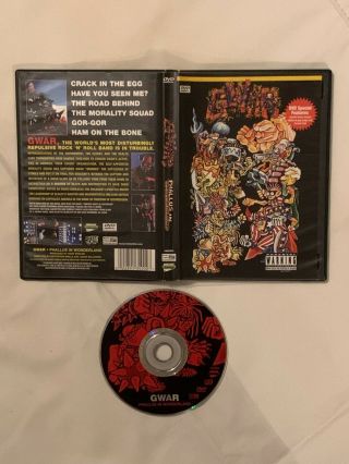 Gwar - Phallus In Wonderland Dvd Rare Oop 1999 Metal Blade Video 90s Metal/rock