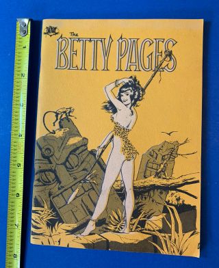 Rare Vintage 1987 Betty Pages 1 Underground Zine Digest Pinup Bettie Page 80s
