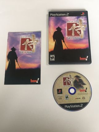 Way Of The Samurai Playstation 2,  Bam Entertainment,  Ps2 - Rare