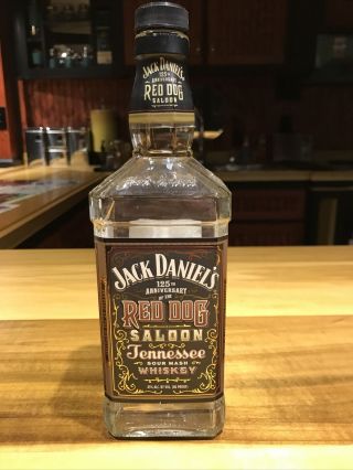 Jack Daniels Red Dog Saloon 750ml Empty Bottle - Rare Special Edition U.  S.