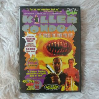 Killer Condom 1996 Dvd Rare Oop Troma Horror Toxic Avenger Ralf König Comics