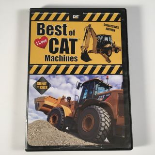 Best Of I Love Cat Machines (dvd,  2011) Construction Trucks Great For Kids Rare