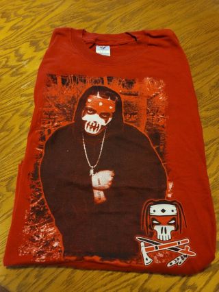 Anybody Killa Abk Red Hatchet Warrior Xl T Shirt Rare Icp Psychopathic Records