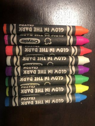 Vintage 1994 Crayola Glow in the Dark (Rare and Collectible) Binney & Smith 3