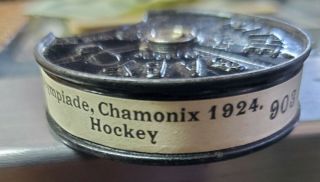 Rare Viii Olymplade Chamonix 1924 Hockey Pathe Baby Film Reel