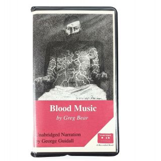 Blood Music By Greg Bear Audio Book On Cassette Tape Unabridged Novel Rare