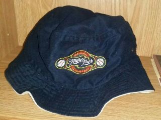 Rare 2001 Vintage Milwaukee Brewers Miller Park 1 Season Reversable Bucket Hat