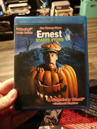 Ernest Scared Stupid (blu - Ray Disc,  2011) Rare Htf Oop
