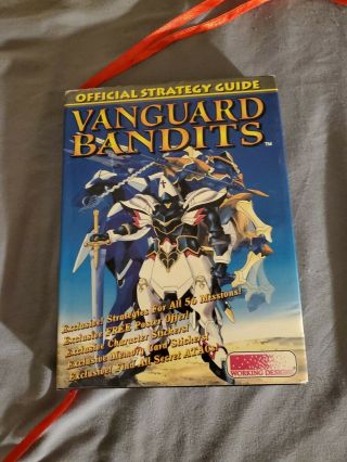 Slightly Vanguard Bandits Official Strategy Guide Hint Book For Ps1 Rare