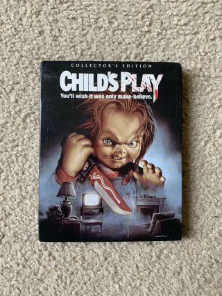 Child’s Play (blu Ray) Scream Factory W/ Rare Oop Slipcover Horror Two Disc Set
