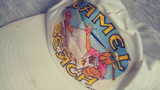 Rare Vintage 1991 Joe Camel Cigarette Beach Snapback Hat