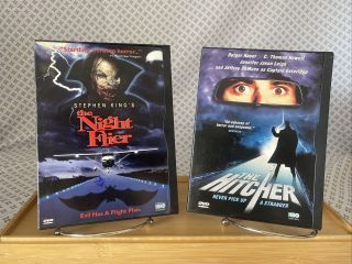 Stephen King’s - The Night Flier W/the Hitcher (dvd,  1997) Rare Horror Combo Pack