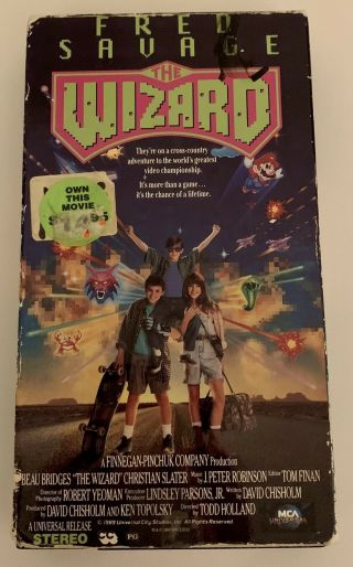 The Wizard [vhs 1989] Fred Savage Nintendo Nes Retro Video Game Movie - Rare Oop