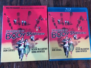 Invasion Of The Body Snatchers (blu - Ray Disc,  2012) With Slipcover.  Rare Oop