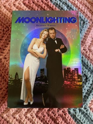 Moonlighting - Season 3 (dvd,  2006,  4 - Disc Set) Rare Oop Abc Tv Comedy Bruce Wil