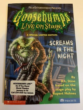 Goosebumps Live On Stage Screams In The Night Special Limited Edition Rare Oop