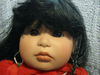 Virginia Turner Doll 20 " American Indian Limited Ed 528/2500 Collect Rare