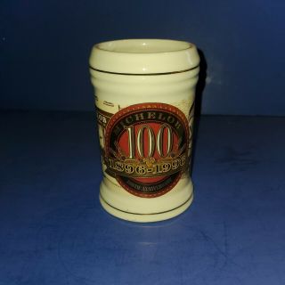 Very Rare Michelob 100 Anniversary Gold Edition Ceramic Beer Stein Mug