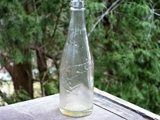 Rare Coca Cola Embossed Muskie Fish Soda Bottle 1930 