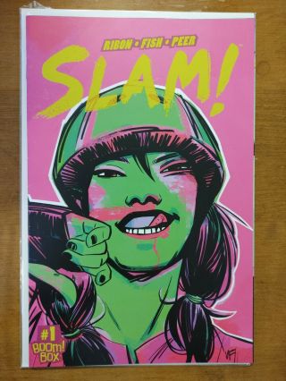 Slam 1 (2016) First Print Main Cover Boom Box Optioned Rare