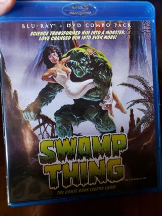Swamp Thing (blu - Ray/dvd,  Scream Factory) Rare Oop