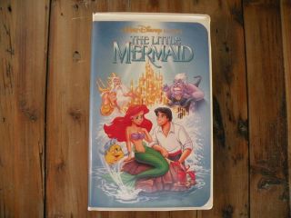 Disney Vhs Black Diamond Classic The Little Mermaid Rare Banned Phallus 1990