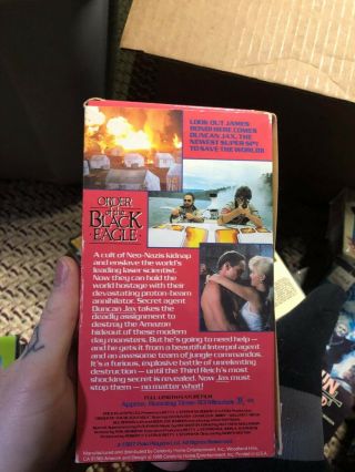 ORDER OF THE BLACK EAGLE CELEBRITY VIDEO VHS OOP RARE SLIP BIG BOX HTF VIDEO 2
