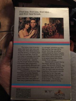 The Last American Virgin Vintage VHS 1983 MGM Big Clamshell Box RARE Great Shp 2