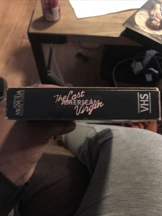 The Last American Virgin Vintage VHS 1983 MGM Big Clamshell Box RARE Great Shp 3