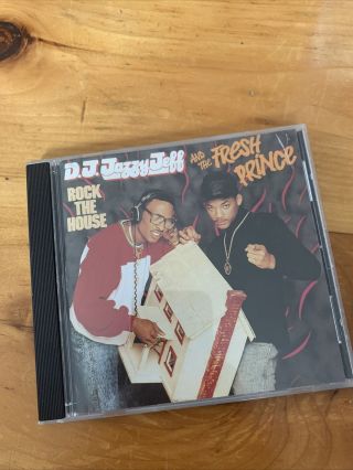 Rock The House Dj Jazzy Jeff & The Fresh Prince Cd Rare Rap Hip Hop Philly Vtg