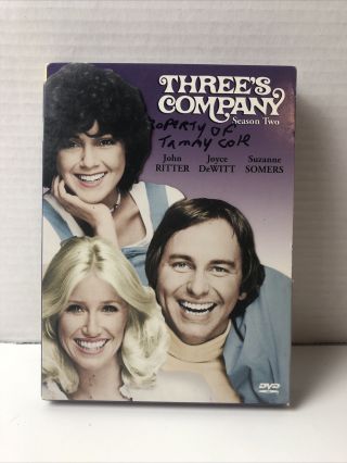 Threes Company - Second Season 2 (dvd,  2004,  4 - Disc Set) Oop Mega Rare