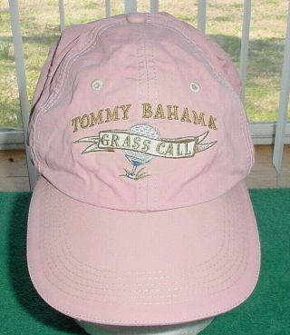 Rare Vintage ? Tommy Bahama Grass Call Club 19 Golf Hat Pink