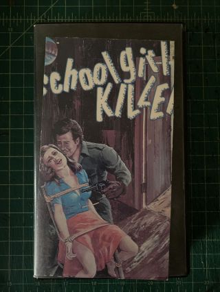 Schoolgirl Killer Vhs Air Video Rare Cult Cut Big Box Mystery Thriller Giallo