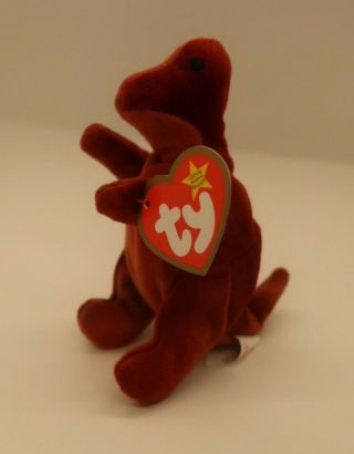 Beanie Baby " Rex " The Dinosaur 2000 Retired Like With Tags Rare Ty
