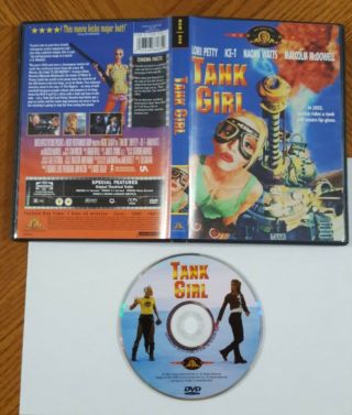 Tank Girl Dvd 2001 Lori Petty Ice - T Naomi Watts V Rare Oop