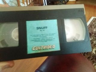 Snuff C - 5 Vhs Cult - Video Rare Horror Gore Vhs 1982 (wish I Didnt)