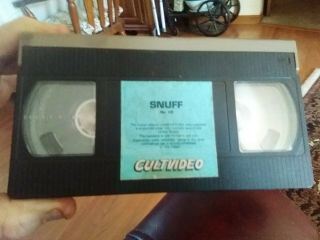 Snuff C - 5 VHS Cult - Video Rare Horror Gore VHS 1982 (wish I didnt) 2