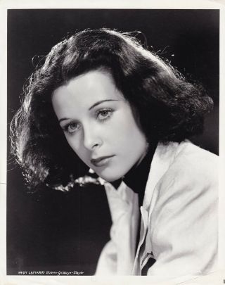 Hedy Lamarr Leans Forward And Stares At Us Rare Photo