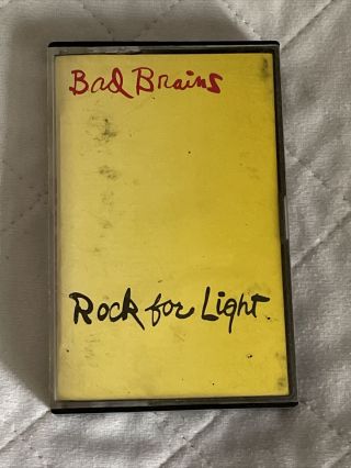Bad Brains Rock For Light Vintage Cassette Tape Rare Hardcore Punk Reggae