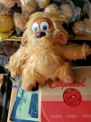 Rare 1985 Disney The Black Cauldron 10 " Gurgi Stuffed Plush Doll