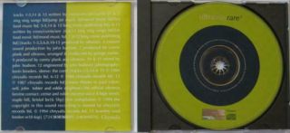 Ultravox ‎– Rare 2 (CD,  Aug - 1994,  Chrysalis Records) 3