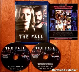 The Fall: Series 3 [blu - Ray] Gillian Anderson Rare Acorn Media